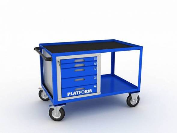 Тележка для инструментов ДВК PLATFORM 1300х700.500