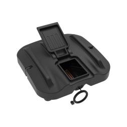 Бак пластиковый для летнего душа с подогревом Rostok OK 150, 150 л, черный [2014.0150.899.000]