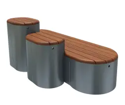 Скамейка стальная «Перформанс»