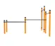 2 турника, брусья стандарт, брусья разноширокие и вертикальные поручни для ОВ «Исполин»