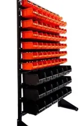 Стеллаж с пластиковыми ящиками 1501-1/6/3 O-CH