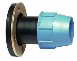 Муфта обжимная с фланцем 63х2"