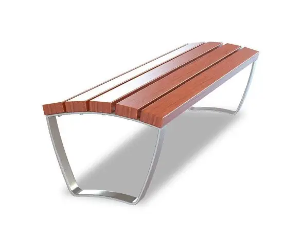 Скамейка стальная «Лицей УНИ» без спинки