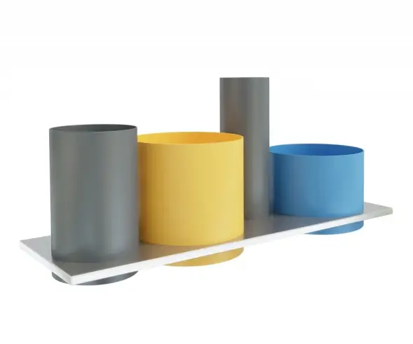 Сет из 4 вазонов «Цветник»