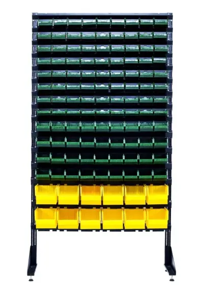 Стеллаж с пластиковыми ящиками 1801-8/4/2 Z-G