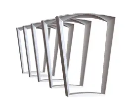 Велопарковка «Дельта» 1 секция - алюминий