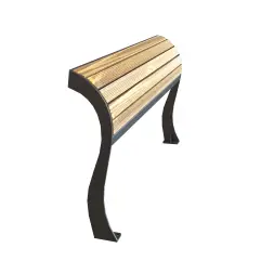 Скамейка стальная опорная «Флекс»