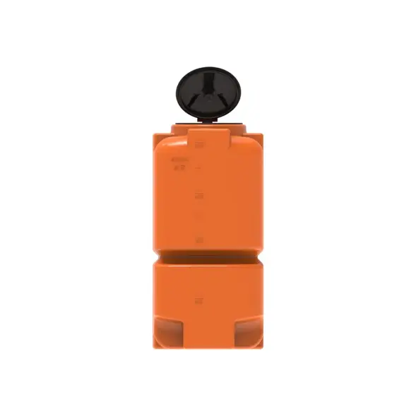 Емкость ST 2000л с откидной крышкой оранжевая