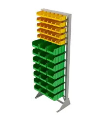 Стойка Стелла-техник односторонняя D1-05-00-07 с ящиками, 2020х735 мм