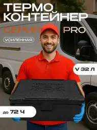 Термоконтейнер TERMOBOX Экстрим PRO, 32 л, 600х400х240 мм, 55кг/м3