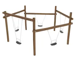 Качели HARDWOOD «Сан-Ремо»