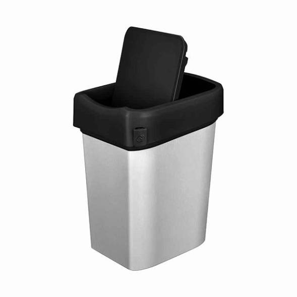 Контейнер для мусора Metal Bin 10л, черный