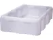 Ящик пластиковый морозостойкий сплошной, 847x515x190 мм, 60 л, белый [212-1 М]