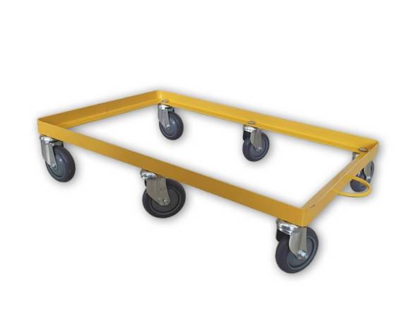 Тележка для ящиков металлическая 6 колёс, 100 мм