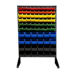 Стеллаж с пластиковыми ящиками 1501-2/4/4 CH-Kombo