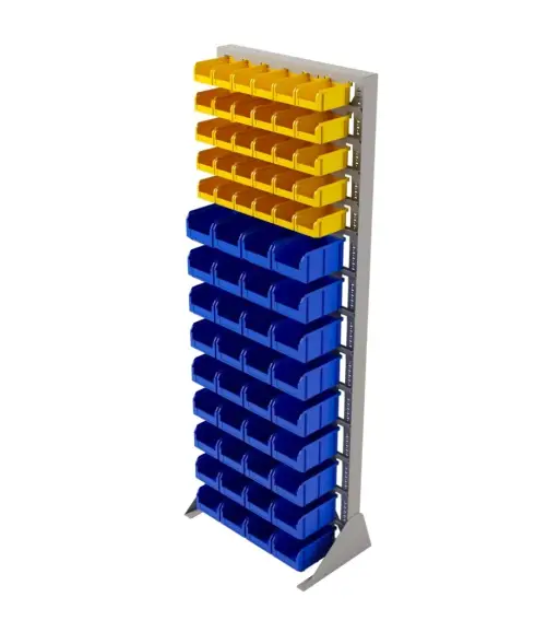 Стойка Стелла-техник односторонняя D1-05-09-00 с ящиками, 2020х735 мм