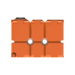 Емкость ST 2000л с патрубками 100мм оранжевая