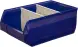 Ящик (лоток) пластиковый сплошной, 500x310x200 мм, 31 л, синий [5005]