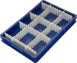 Разделитель для пластиковых ящиков DPS, 450x91 мм, черный [DPS 4591]