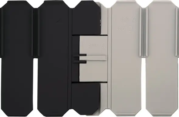 Разделитель для пластиковых ящиков DPS, 450x91 мм, черный [DPS 4591]