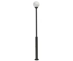 Стальной фонарный столб Т-01 со светильником 3,8 м