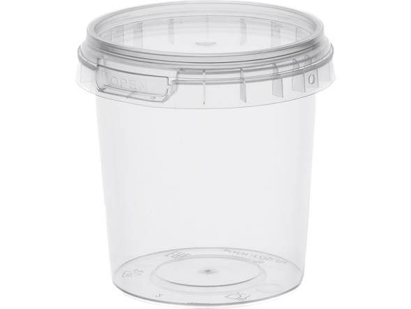 Контейнер 155 мл. круглый, d69мм, с прозрачной крышкой