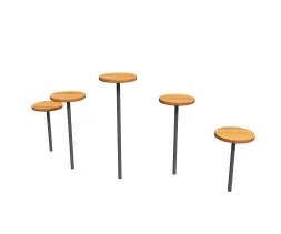 Препятствие для собак «Дорожка пеньков»