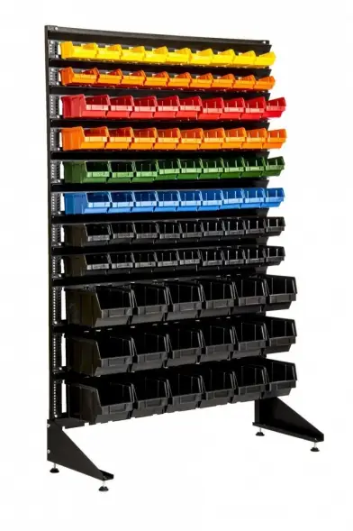 Стеллаж с пластиковыми ящиками 1501-2/6/3 СH-Kombo