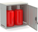 Шкаф для газовых баллонов ШГР 27-2-4(2x27л)