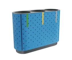 Урна стальная для раздельного сбора мусора «Стеллар»