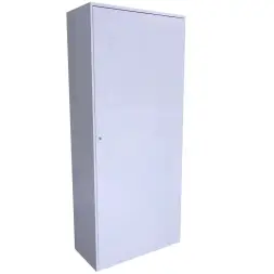 Шкаф для противогазов с дверью (ХПГ-20) 1880x810x400 мм Светло-серый