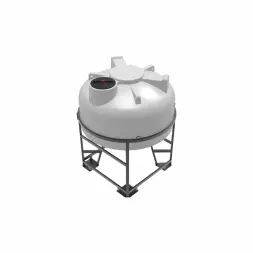 Емкость ЦКТ 3000л с патрубком 90мм белая в обрешетке