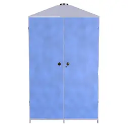 Шкаф для аккумуляторов ШМА-02 1200x790x2100 мм Синий