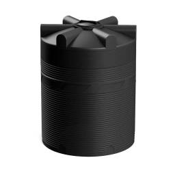 Емкость (резервуар) пластиковая вертикальная с крышкой, 6000 л, зеленый [TV6000S2]