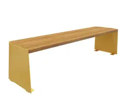 Скамейка стальная «Монс» без спинки 1,8 м