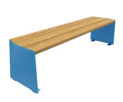 Скамейка стальная «Монс» без спинки 1,8 м