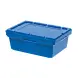 Контейнер пластиковый вкладываемый с усиленным дном INSTORE, 600х400х235 мм, синий [KVR 6422]