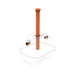 Емкость подземная Rostok G 1200 шахта с входом 110