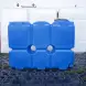 Емкость ST 2000л с патрубками 100мм под плотность до 1.5 г/см3 синяя
