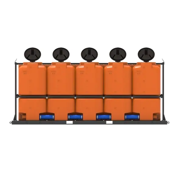 Кассета ST 10000 л (5х2000) с откидной крышкой оранжевая