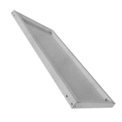 Полка металлическая для стеллажей Практик MS U 100х60, 1000x600 мм, серебристый [S24799303458]