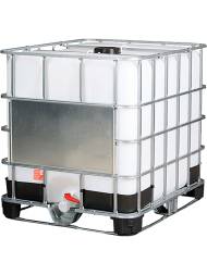 Еврокуб (IBC-контейнер) на комбинированном поддоне UN, 1000 л, белый [UC 1000 комб UN (МОРСКОЙ)]