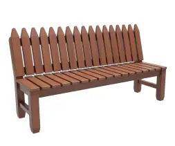 Скамейка для детских площадок «Палитра» 1,8 м (разноцветная)