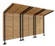 Навес «Кайлас» одинарный закрытый