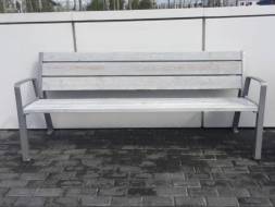 Скамейка чугунная Экстра с подлокотниками-0,6м