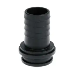 Штуцер G2 прямой с елкой для барашковой гайки пластик Италия