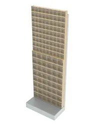 Стойка бежевая напольная Стелла-техник 404-09-08-00-B