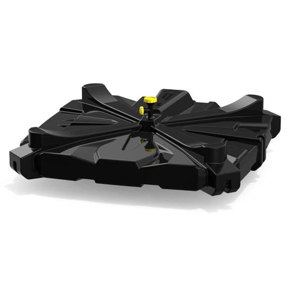 Бак пластиковый для летнего душа РОСА-2, 110 л, черный [DRSR2110S1]