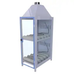 Шкаф для аккумуляторов ШМА-06 390x670x1350 мм Синий