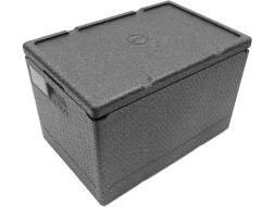 Термобокс пенополипропиленовый с крышкой STP Normal N, 600х400х400 мм, 60 л, 40 кг/м3